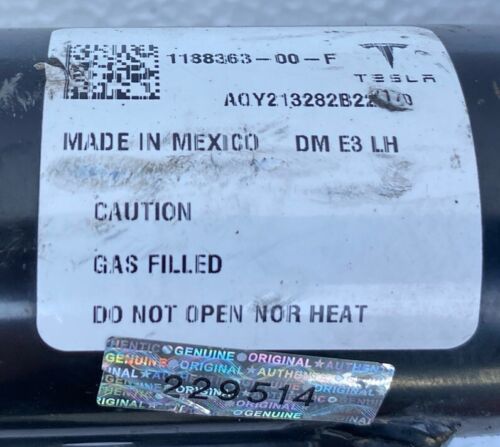 Tesla Model Y OEM LH-Front Coil Damper Assembly (Dual Motor) 1188363-00-F