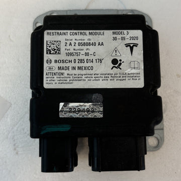 Genuine 2017-23 Tesla Model 3 Safety Restraint Computer Control 1095757-00-C OEM