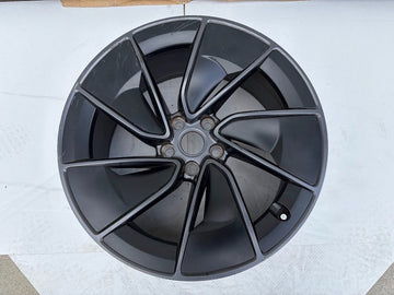 ✅24-25 Tesla Model 3h Rear Wheel Rim 20x10.0J ET45 Gray 1344226-00-B w/covers