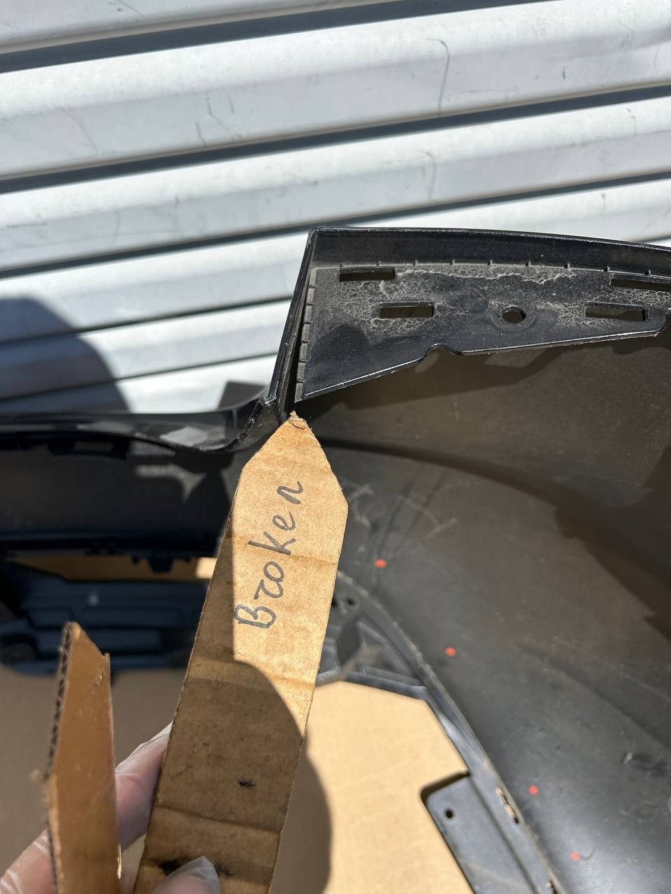 ✅24 Tesla Model 3 Highland Rear Bumper Cover Gray w/dented