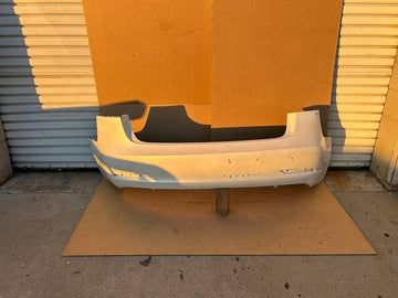 ✅21-23 Tesla Model 3 Rear Bumper Cover White No Sensor Holes 1083983 w/scratches