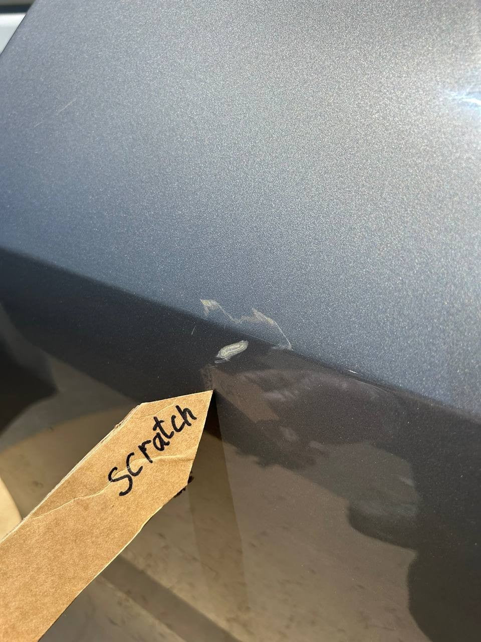 ✅ 22-24 Lucid Air Rear Left Driver Side Door Shell Silver w/scratches