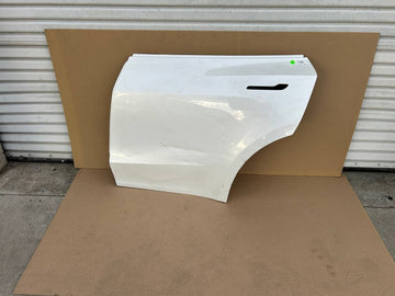 ✅2020-2023 Tesla Model Y Rear Left Door Shell Skin White OEM w/dent