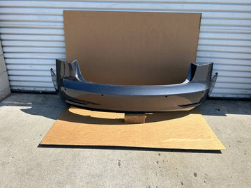 ✅2017-2023 Tesla Model 3 Rear Bumper Cover Gray OEM 1083983 /scratched