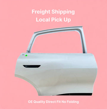 ✅ 22-24 Lucid Air Rear Right Side Door Shell White w /cracked/dented/scratched