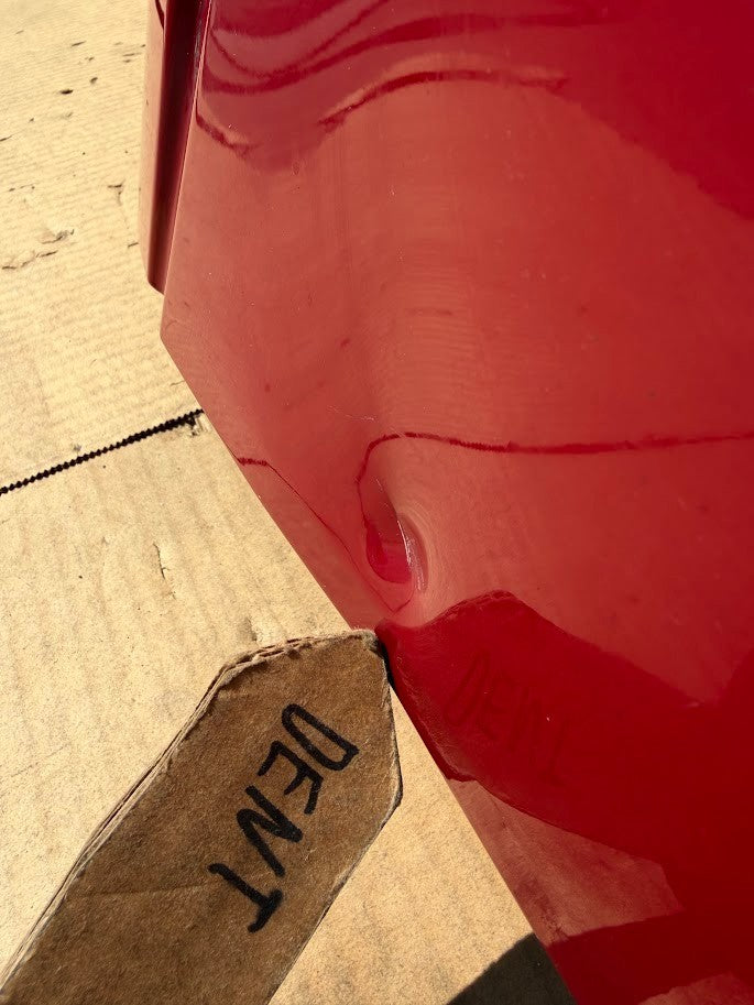 ✅2016+ Tesla Model X Front Right Side Fender Shell Red 1069534/dented