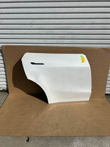 ✅2020-2023 Tesla Model Y Rear Right Door Shell Skin White OEM w/dent