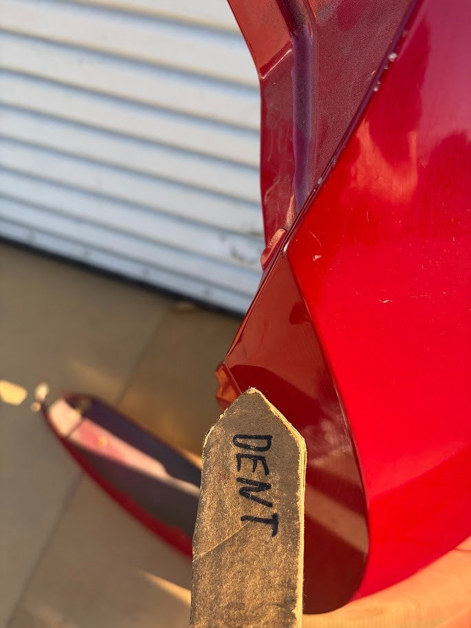 ✅17-24 Tesla Model Y Front Left Side Fender Red 1493451 w/dent and scratches