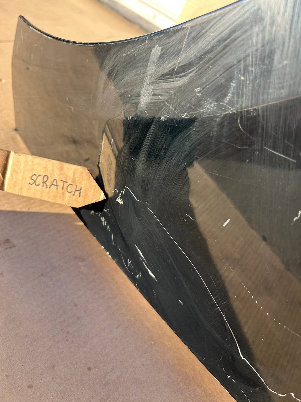 ✅2017-2023 Tesla Model 3 Front Left LH Side Fender Black w/scratches