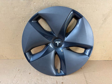 ✅ 17-23 Tesla Model 3 M3 18" Aero Hubcap Wheel Cover 1044231-00-B /scratched