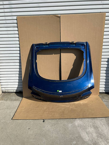 ✅12-20 Tesla Model S Trunk Lid Liftgate Tailgate Blue OEM 1047907-00-D w/dent