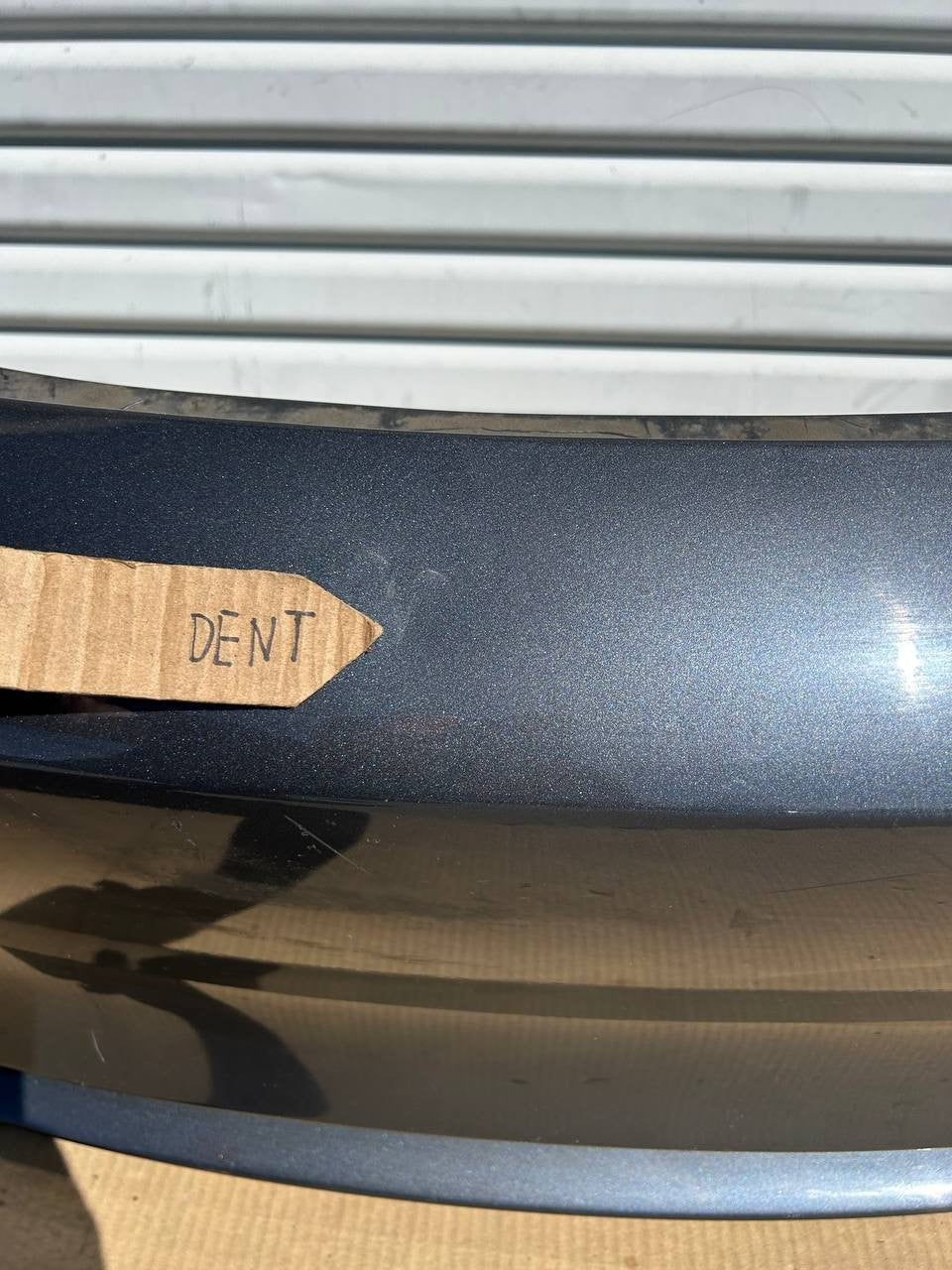✅ 17-23 Tesla Model 3 Front Bumper Cover Gray w/Sensor Holes OEM w/ dent