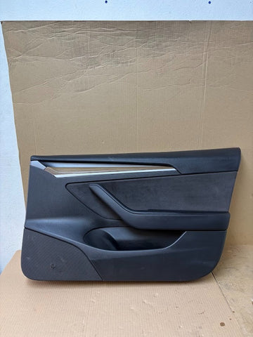 ✅21-23 Tesla Model 3 Front Right Door Panel Insert Card Wood 1761296-91-A/dented