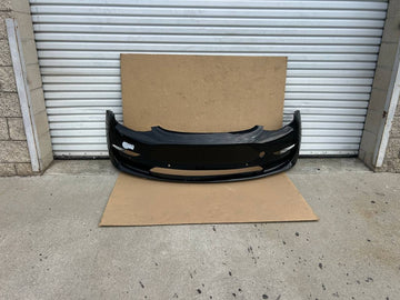 ✅2017-2023 Tesla Model 3 Front Bumper Cover Black 1084168 OEM w/scratches