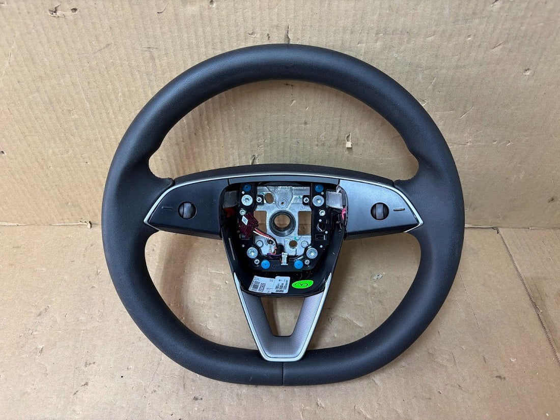 ✅ 2024-2026 Tesla Model 3 Steering Wheel Leather Black Heated Assy 1735339-00-F