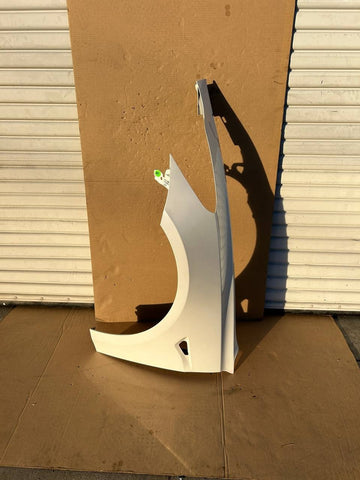 ✅2017-2023 Tesla Model 3 Front Left LH Side Fender White w/dent and scratches