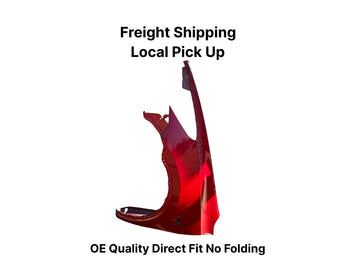 ✅17-24 Tesla Model Y Front Left Side Fender Red 1493451 w/dent and scratches