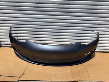 ✅21-23 Tesla Model 3 Front  Bumper Cover Gray w/Sensor Holes 1084168 /cracked