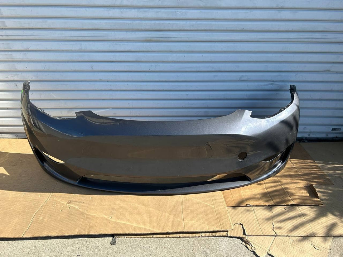 ✅2020- 2024 Tesla Model Y Front Bumper Cover  No Sensors Gray 1687994-TX-A OEM