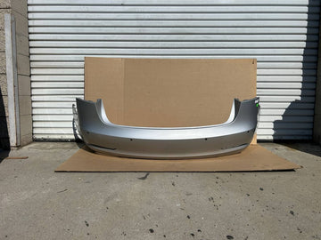 ✅2017-2023 Tesla Model 3 Rear Bumper Cover Silver w/dent