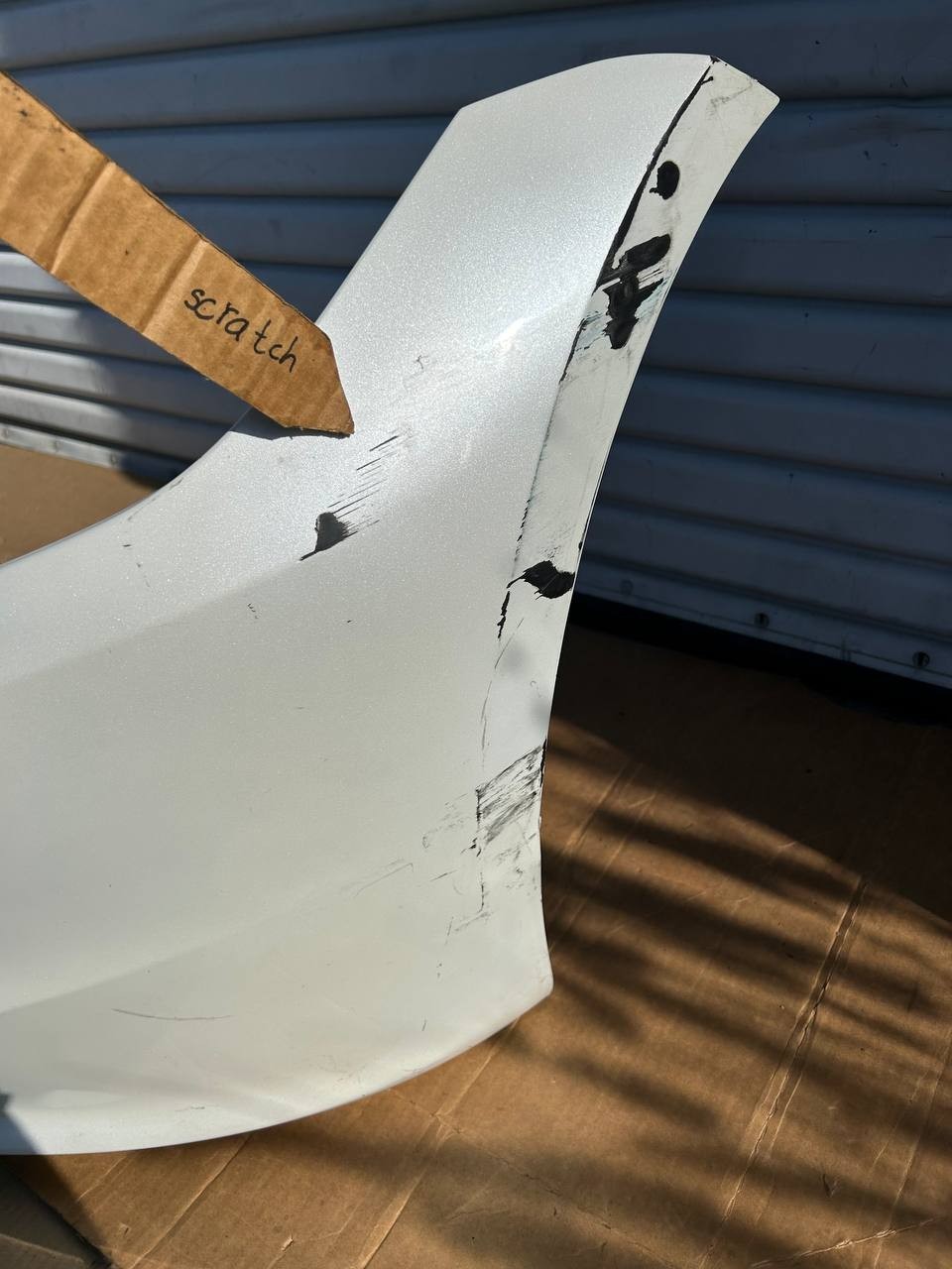 ✅ 2024-2026 Tesla Model 3 Front Bumper Cover White OEM 2005802-00-B /scratches