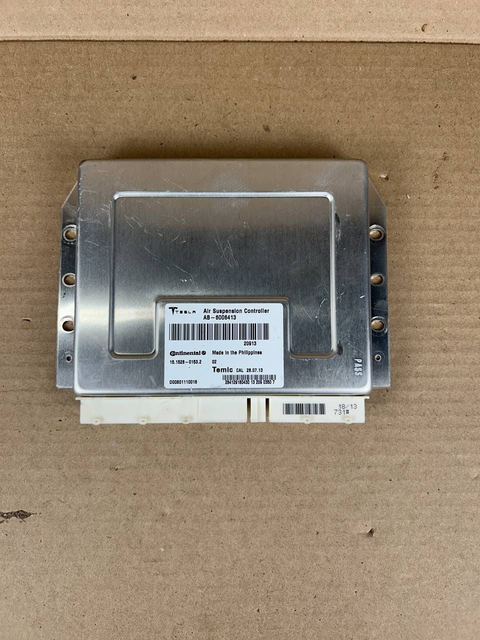 ✅12-15 Model S Active Suspension Electronic Controller Unit Processor AB-6006413
