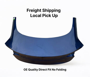 ✅ 17-23 Tesla Model 3 Trunk Lid Tailgate Shell Powered Blue w/dent and scratches