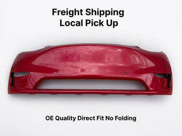 ✅20-24 Tesla Model Y Front Bumper Cover Red w/Sensor Holes