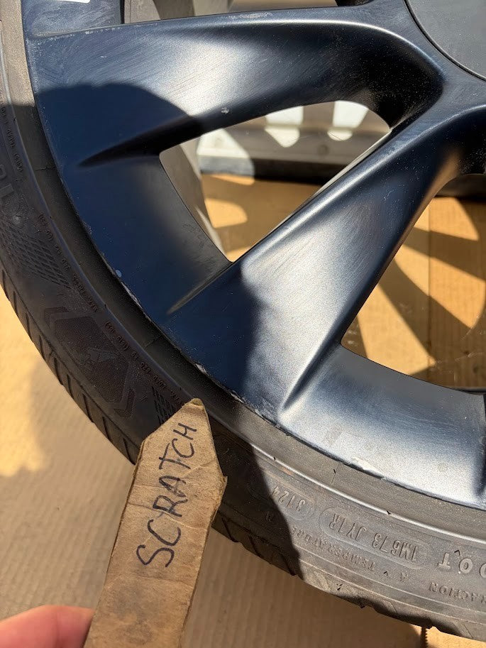 ✅20-24 Tesla Model Y 20" Front+Right Wheel Rim w/Sensor 1188223-00-B /scratched