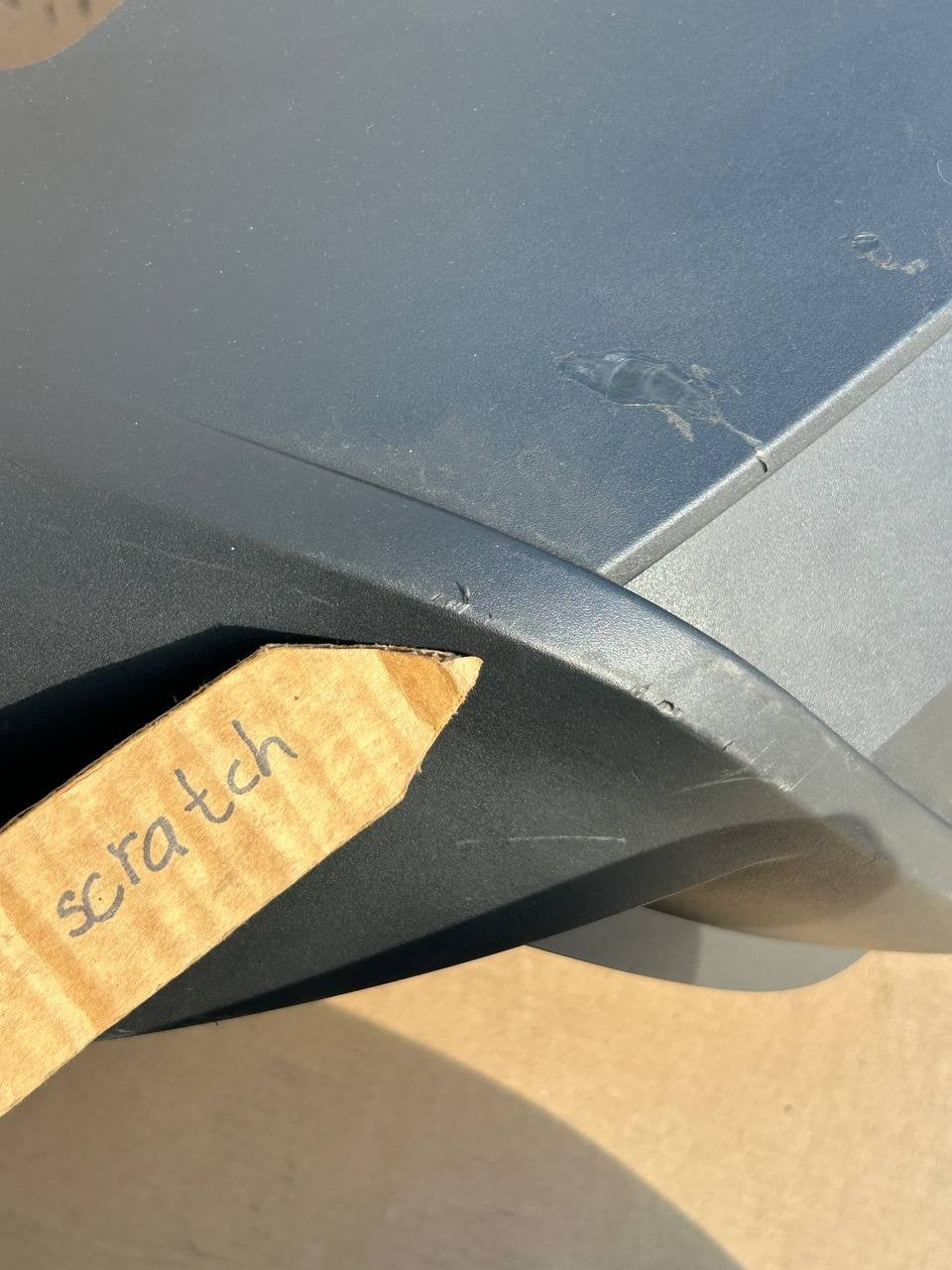 ✅ 2025 Tesla Model Y Rear Bumper Cover Lower Fascia OEM 1932604-00-A w/scratches