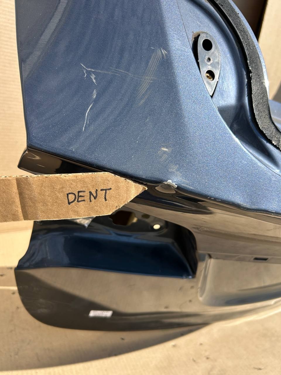 16-20 Tesla Model X Rear Trunk Tailgate Liftgate Shell OEM w/dent and scratches