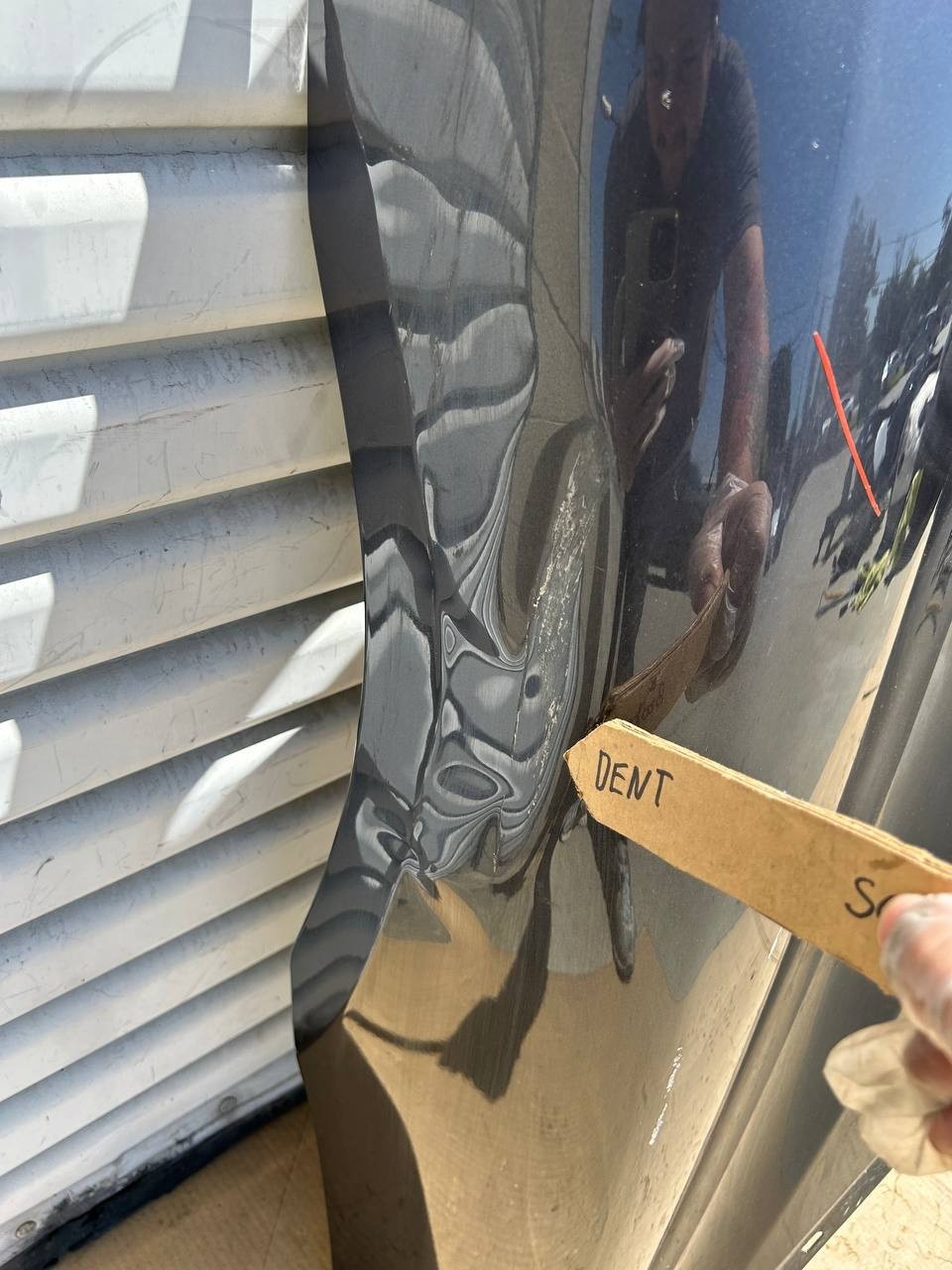 ✅ 2022-2025 Lucid Air Front Hood Bonnet Shell Panel Gray w/dent and scratches