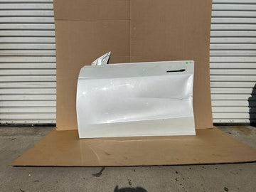 ✅2020-2024 Tesla Model Y Left Front Side Door Shell White OEM w/dent