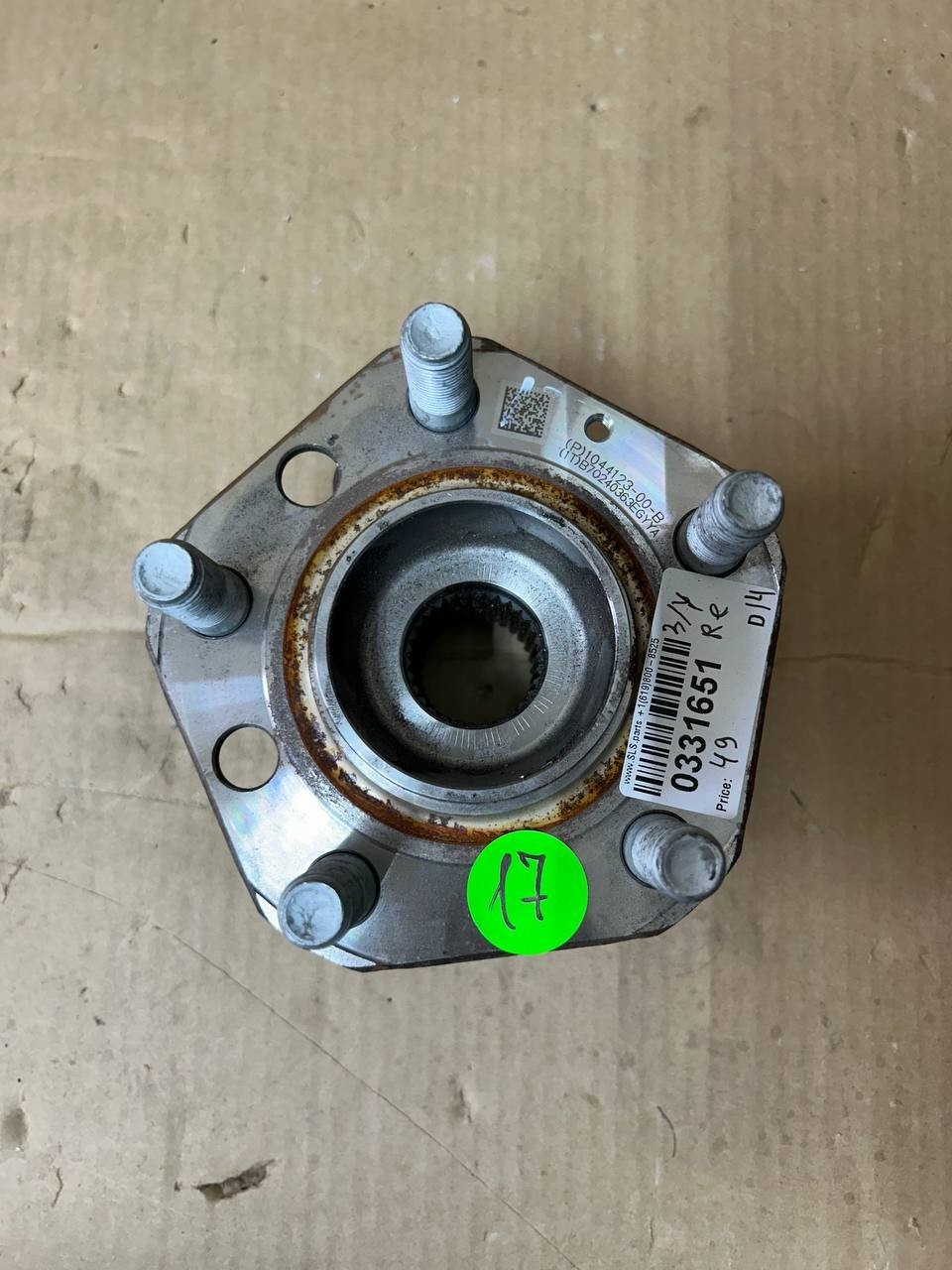✅2017-2023 Tesla Model 3 / Y Rear Left  Right Wheel Bearing Hub 1044123-00-B OEM