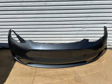 ✅20-24 Tesla Model Y Front Bumper Cover w/Sensor Holes Gray w/scratches