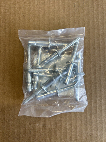 ✅ Tesla 1028408-00-A Rivet-6.5mm dia steel-zinc, Grip Range 2.0-9.5 mm, 10 pcs