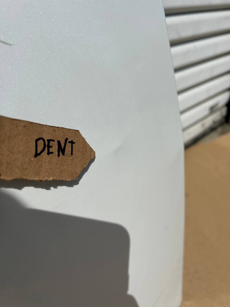 ✅2025 Tesla Model Y Hood White OEM w/dent and scratches
