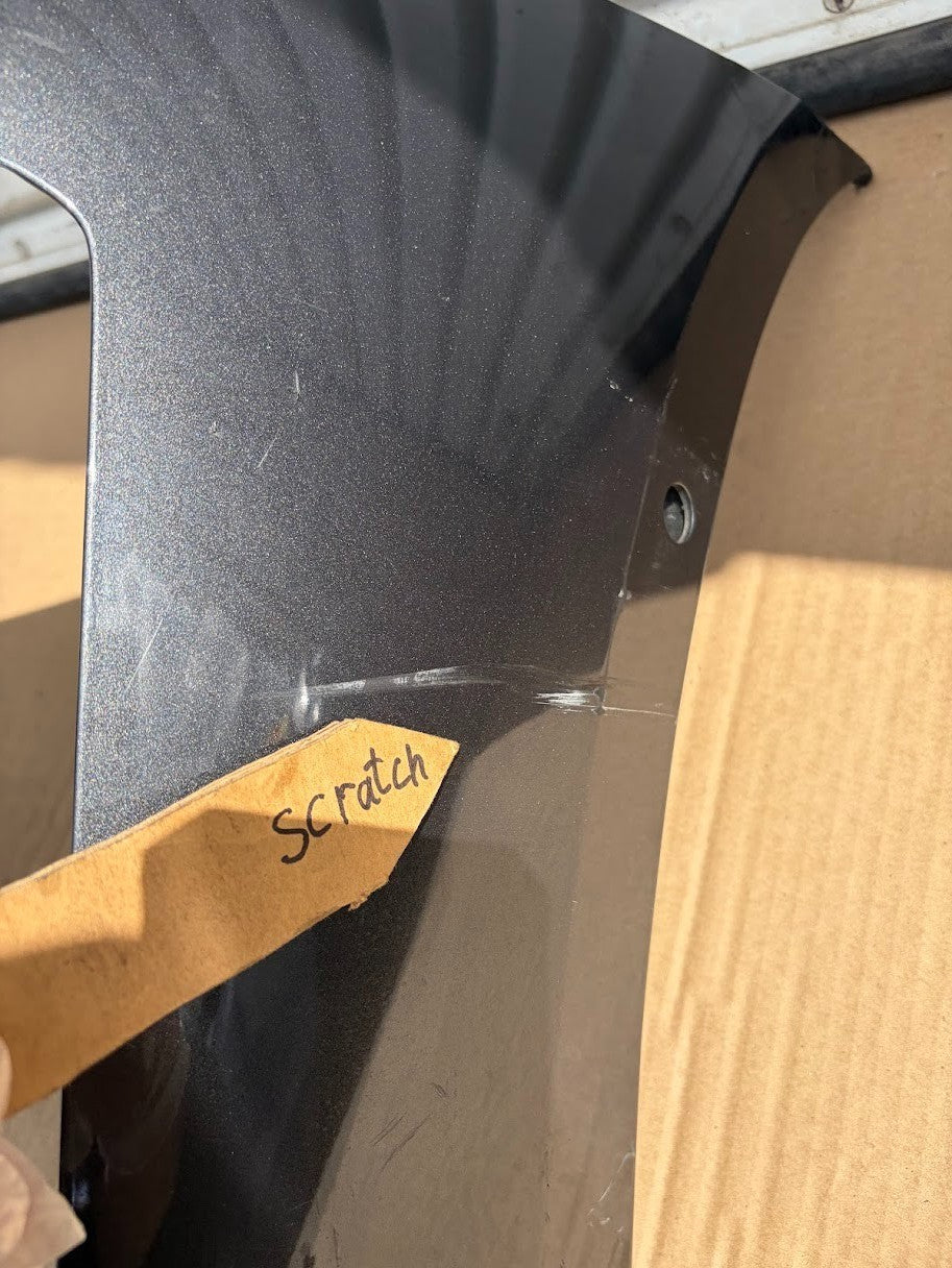✅ 22-24 Lucid Air Front Bumper Cover Quantum Black P11-E210H1-06 w/scratches