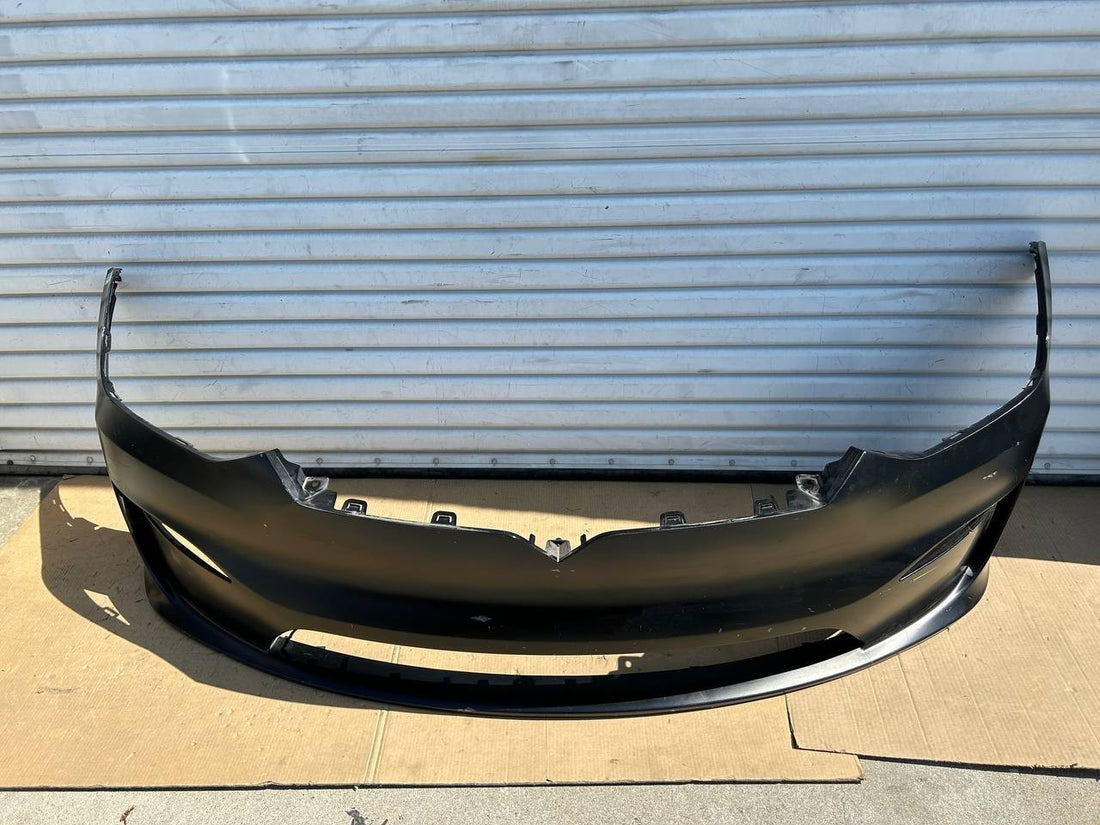 ✅23-25 Tesla Model X Front Bumper Cover Black no Sensors in Protection Film