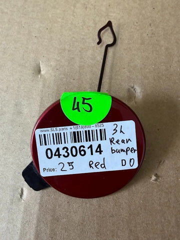 ✅ 2024-2026 Tesla Model 3 Highland Rear Bumper Tow Hook Cover Red 2058358-00-A