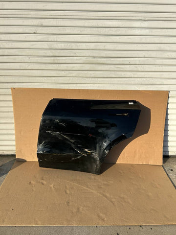 ✅2020-2023 Tesla Model Y Rear Left Door Shell Skin Black OEM w/ scratches