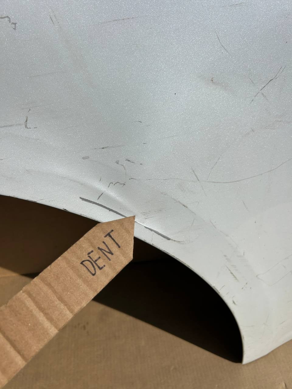 ✅2020-2023 Tesla Model Y Rear Right Door Shell Skin White OEM w/dent