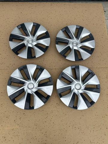 ✅20-24 Set / 4 Tesla Model Y Gemini Hubcap Wheel Cover 19" Factory  1044235 chip