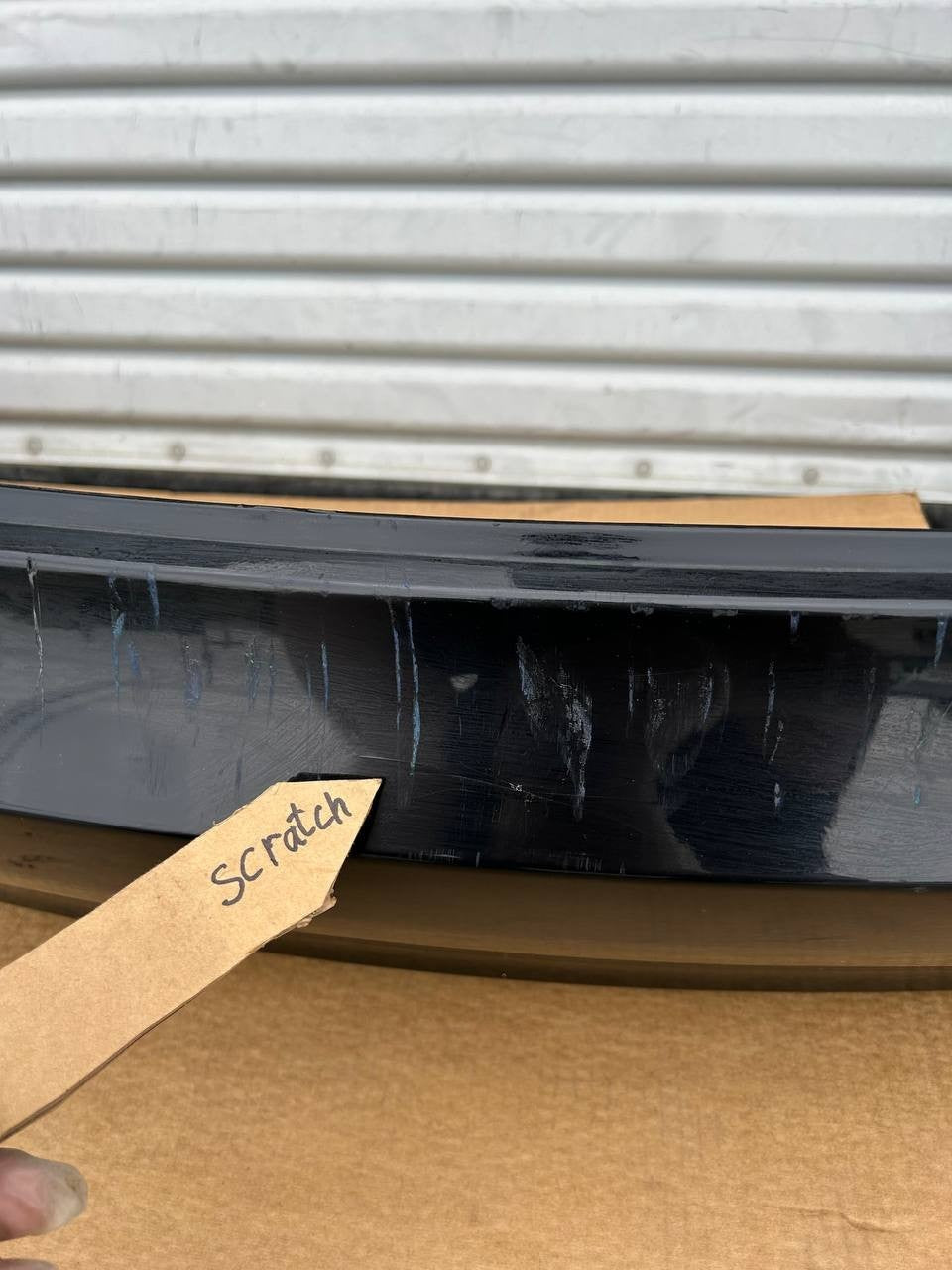 ✅2021-2023 Tesla Model 3 Rear Bumper Cover Black w/Sensors 1916698 /dent