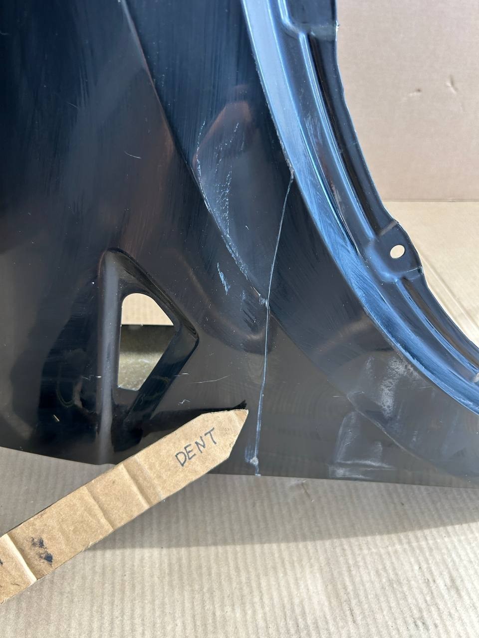 ✅17-24 Tesla Model Y Front Right Passenger Side Fender Went w/dent