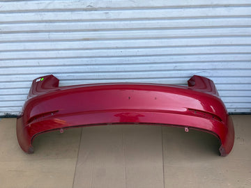 ✅2021-2023 Tesla Model 3 Rear Bumper Cover Red No Sensors  /scratched