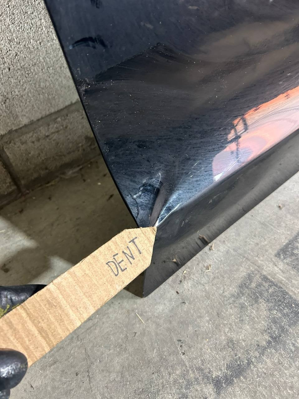 ✅ 17-23 Tesla Model 3 Front Right Passenger Side Door Shell Black 1030612 w/dent