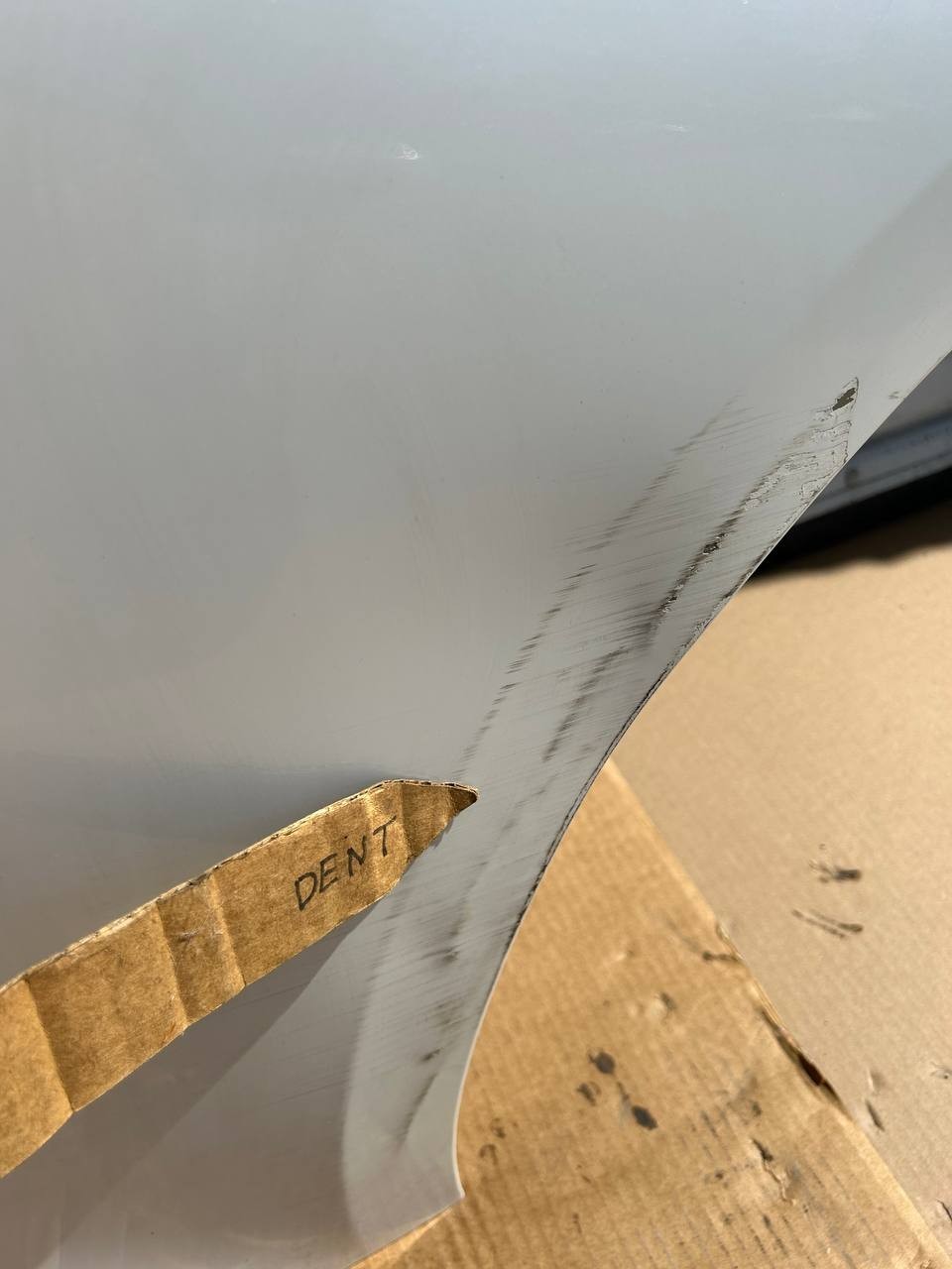 ✅ 22-24 Lucid Air Rear Left Driver Side Door Shell White w/dent