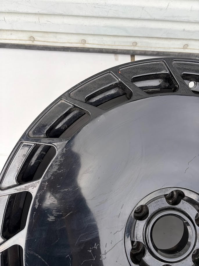 ✅ Tesla Cybertruck 24" 24x10 ALT PL1 Full Forged Gloss Black Wheel