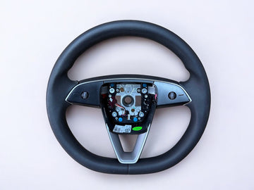 ✅ 2024-2026 Tesla Model 3 Steering Wheel Leather Black Heated Assy 1735339-00-F